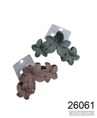 Imagen de BROCHE PELO HABANICO DE FLORES PASTEL MATE 3.26